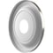 Ekena Millwork Traditional Thermoformed PVC Ceiling Medallion Fits Canopies up to 7 1/2-in., Aged Dark Steel CMP13TRCST - alternate 3